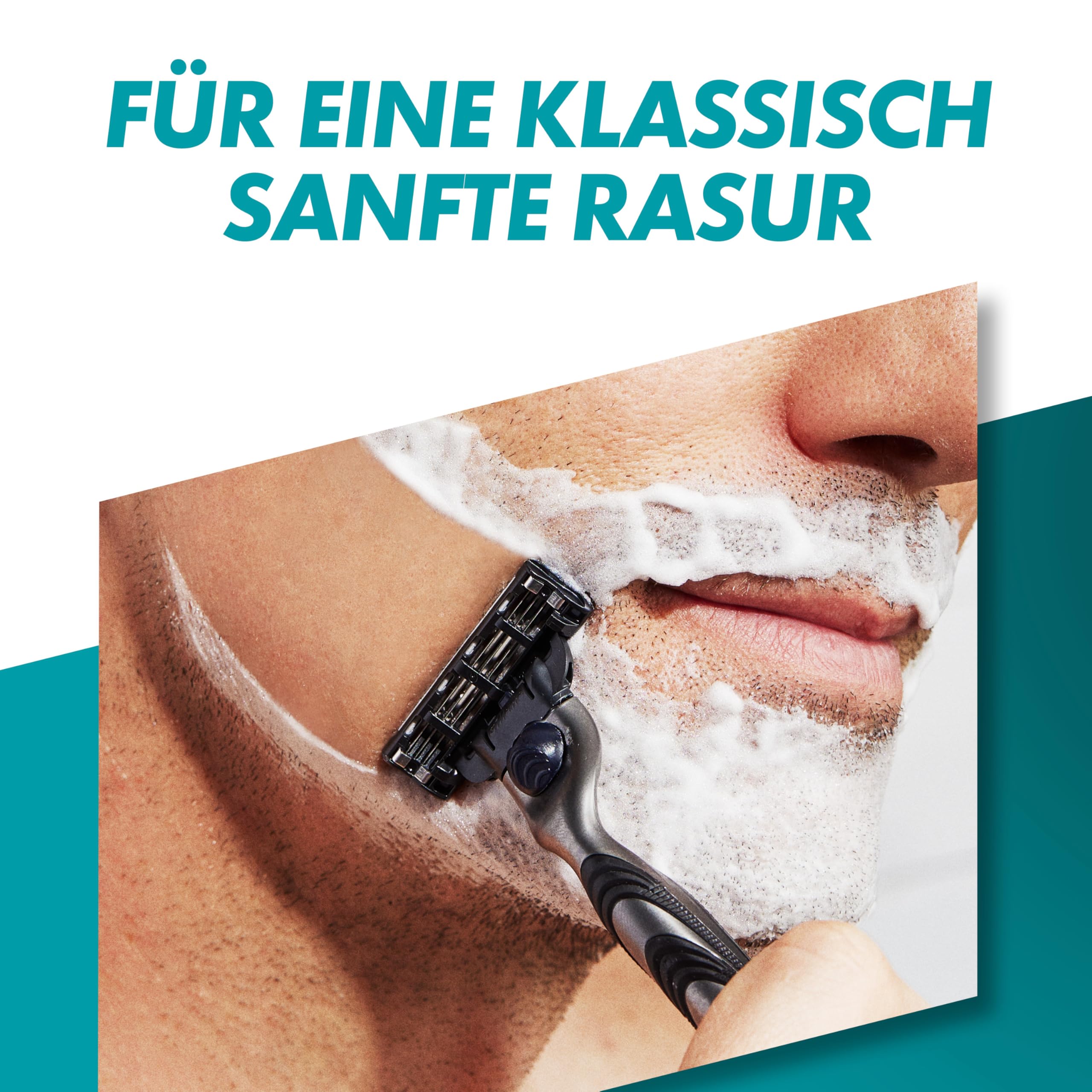 gillette-mach3-standard-rasierer-herren-metall-grau-schwarz-2 image 3