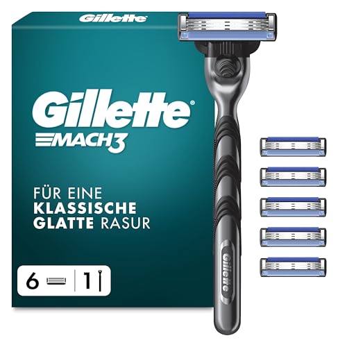 gillette-mach3-standard-rasierer-herren-metall-grau-schwarz image 5