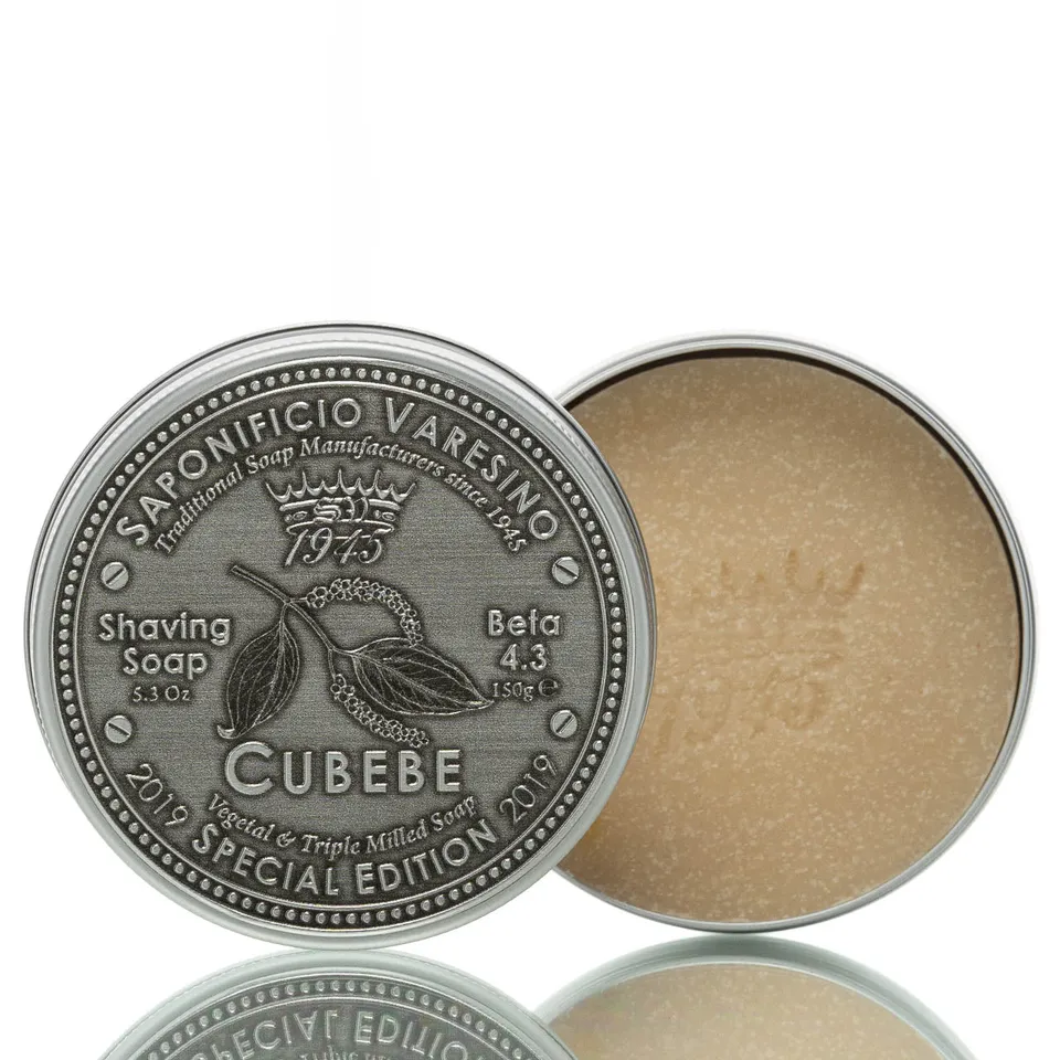 blackbeards-cubebe-rasierseife-4-3-metalldose-150g image 1