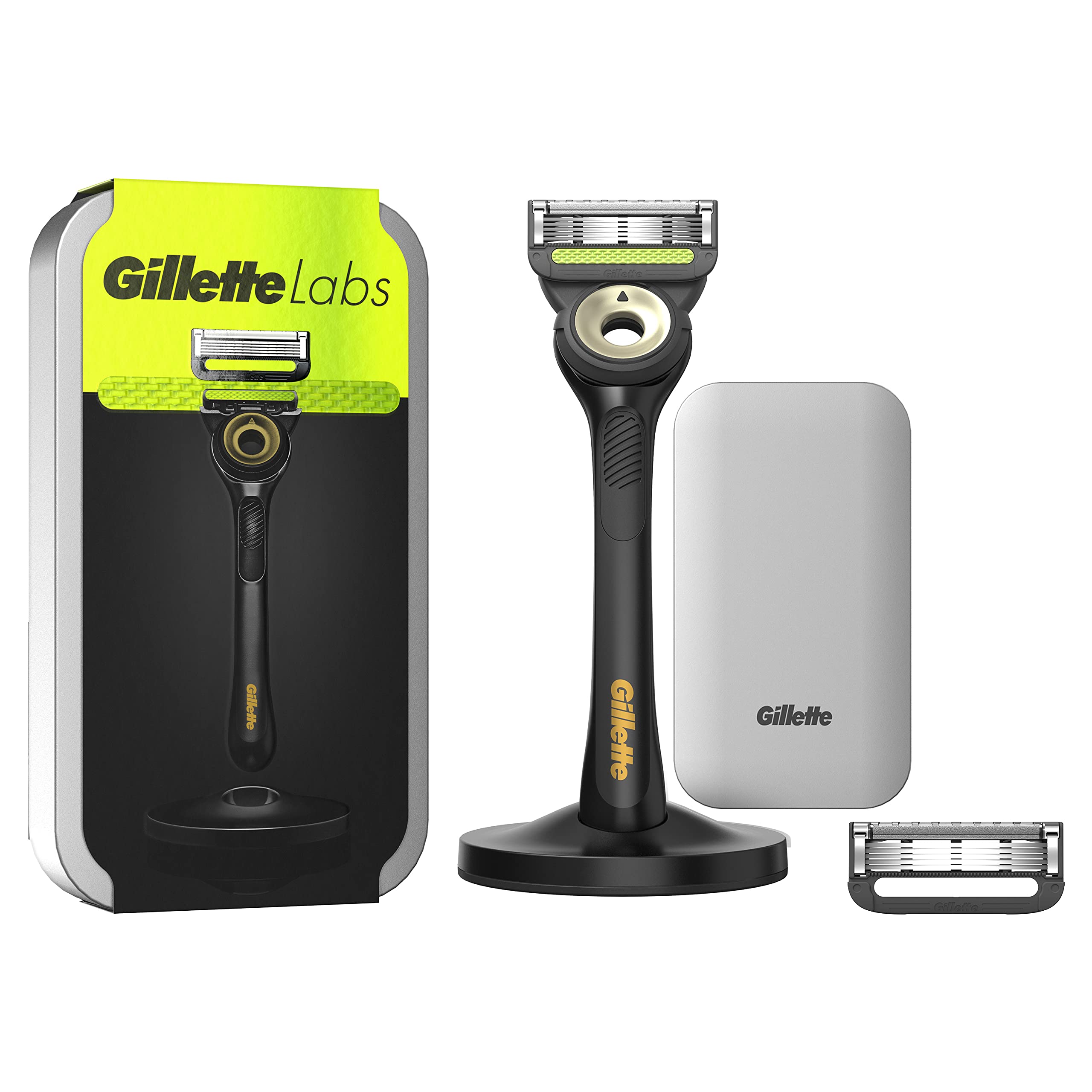gillette-labs-rasierer-herren-metall-grau-mit-reinigungselement image 8