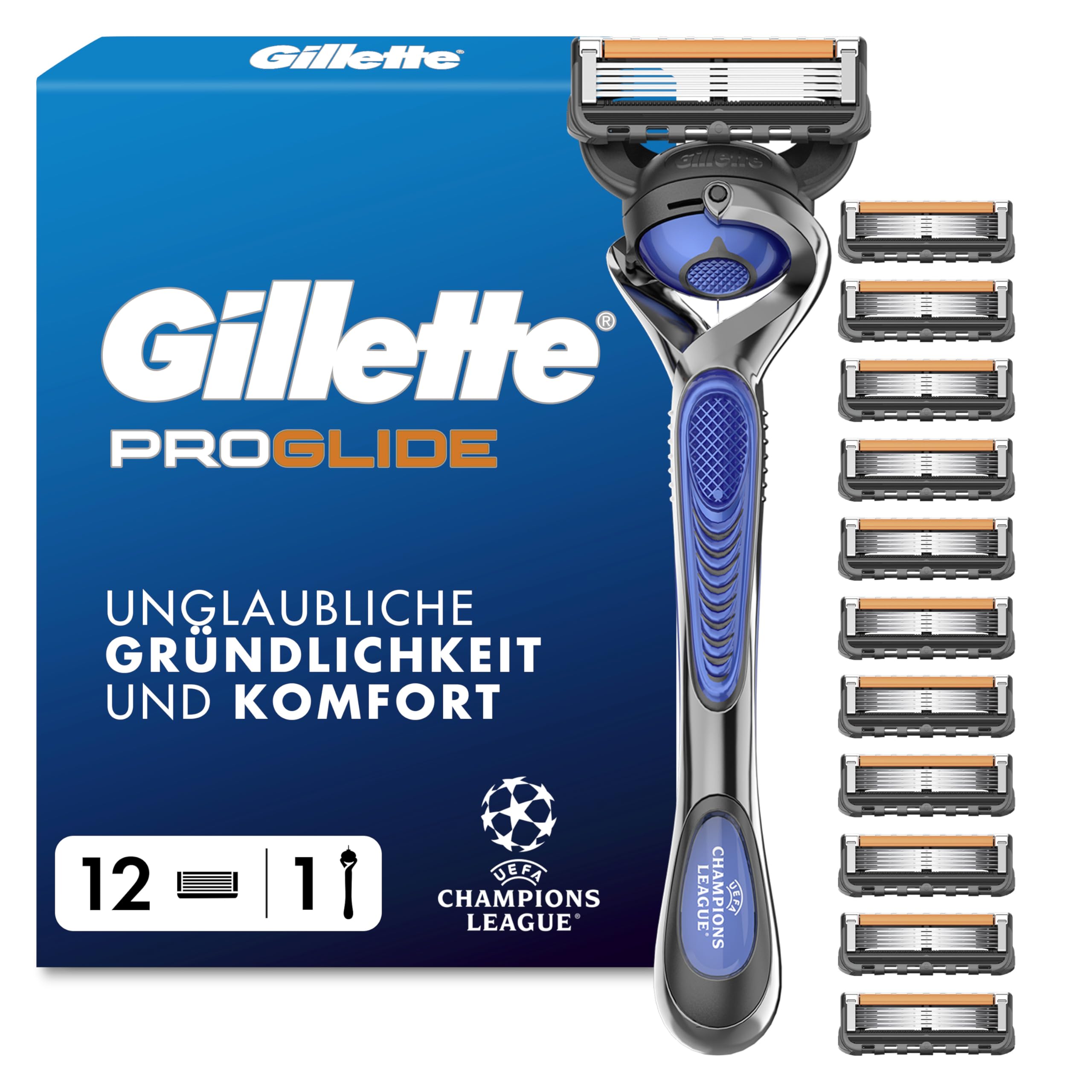 gillette-fusion5-proglide-rasierer-herren-metall-blau-schwarz image 1