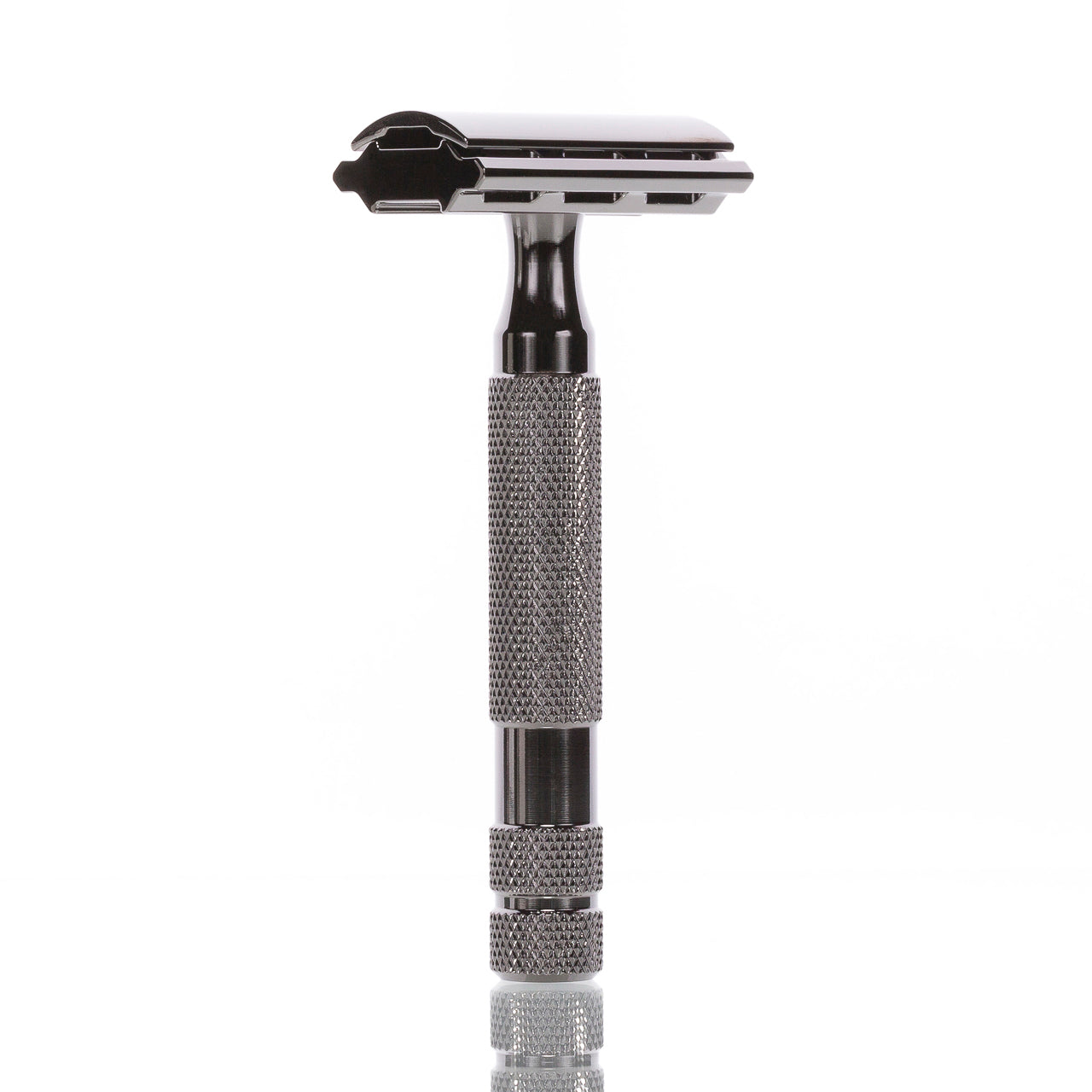 blackbeards-rasierhobel-2c-gunmetal-double-edge-safety-razor-geschlossener-kamm image 4
