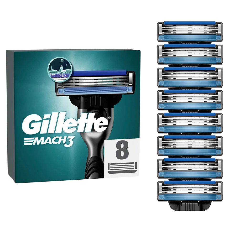 gillette-mach3-rasierklingen-herren-8-ersatzklingen-3-fach-klinge image 1