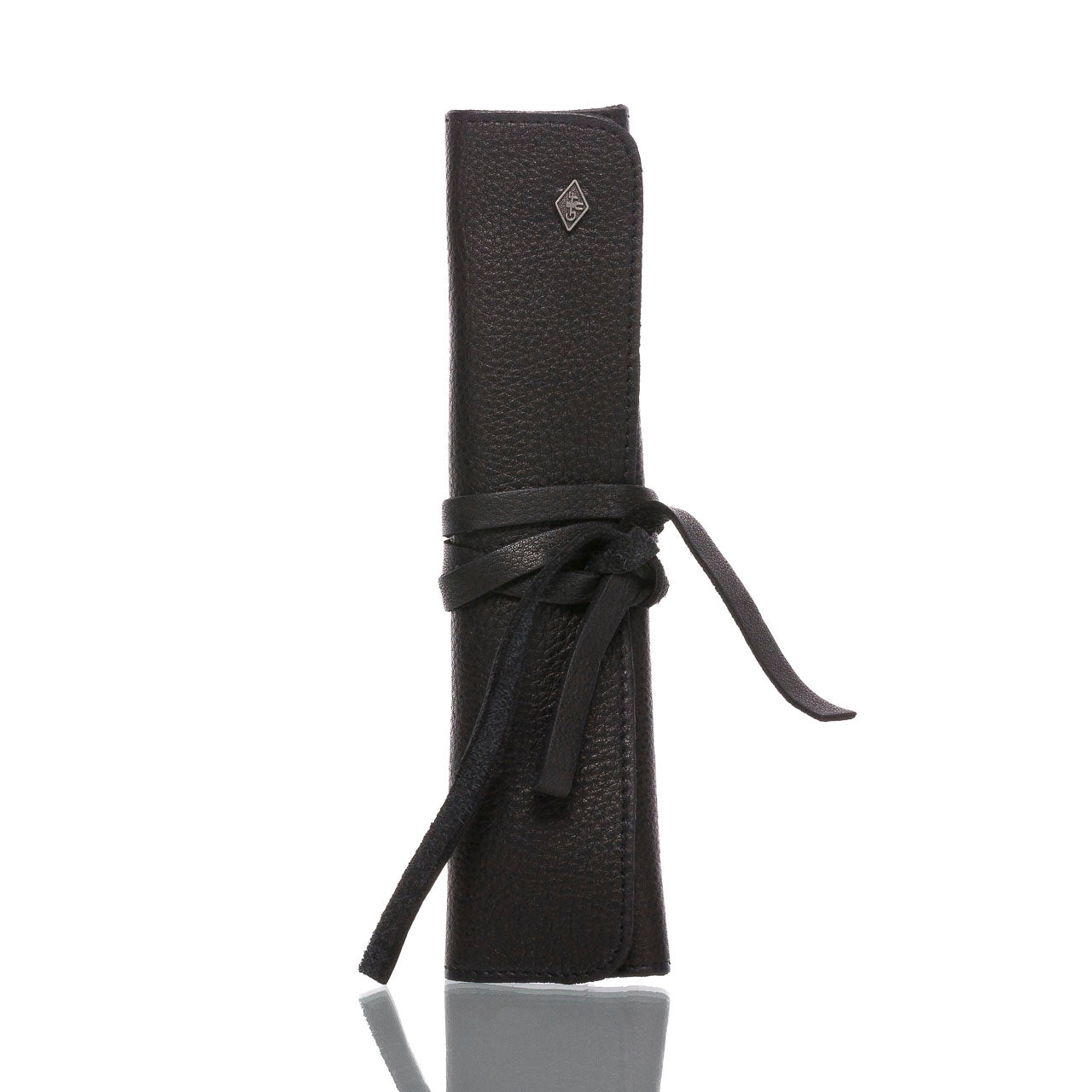 blackbeards-rolltasche-aus-leder-f-r-rasiermesser-schwarz image 1