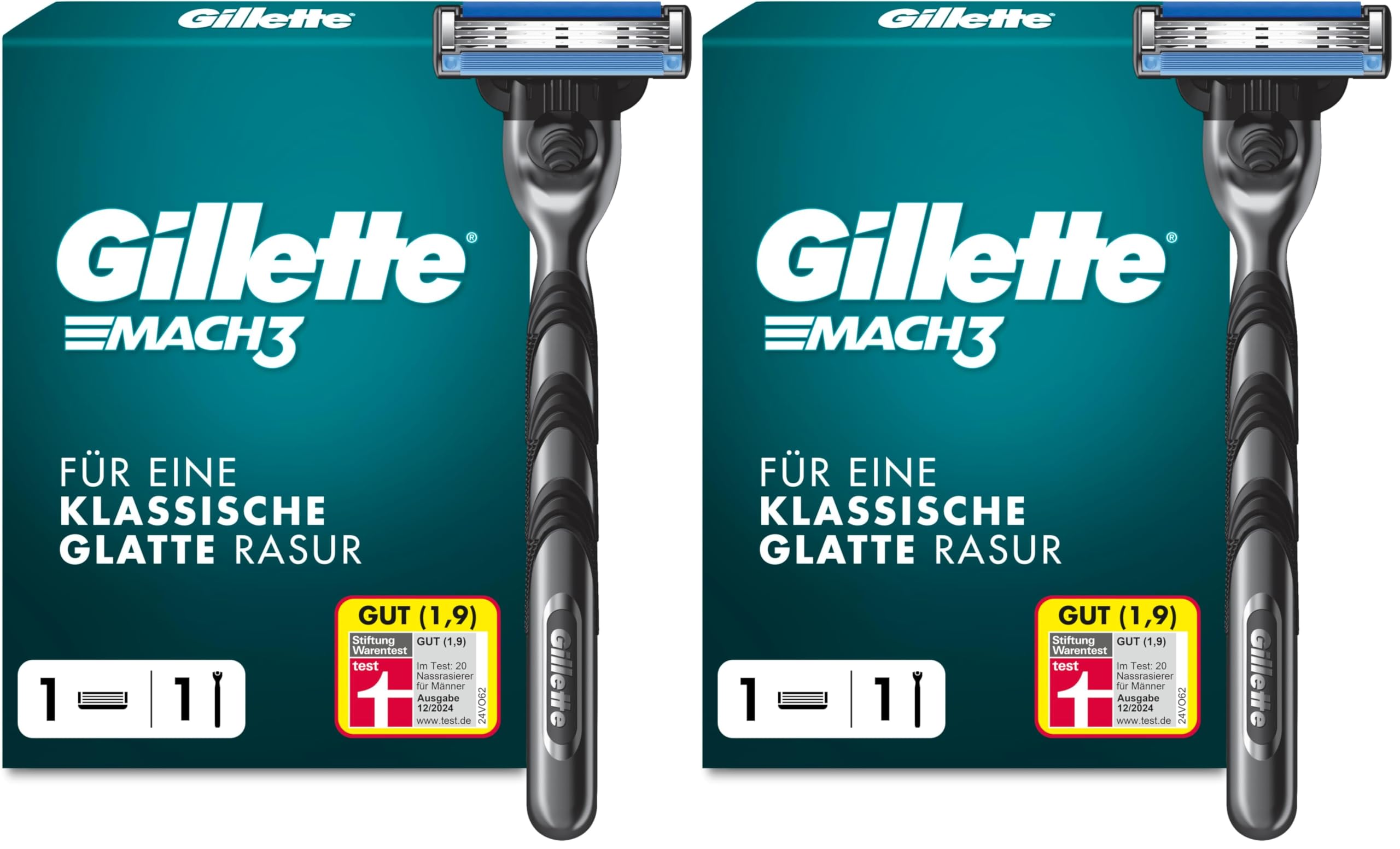 gillette-mach3-standard-rasierer-herren-metall-grau-schwarz-2 image 8