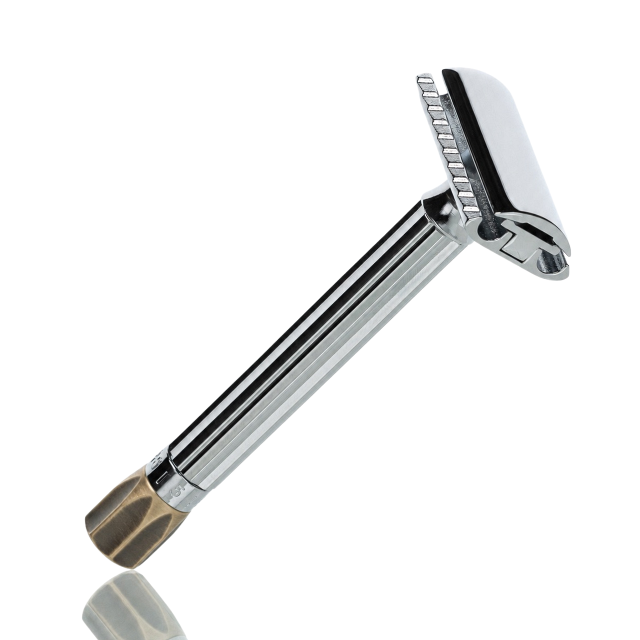 merkur-rasierhobel-510c-progress-antik-messing-einstellbar-langer-griff image 2