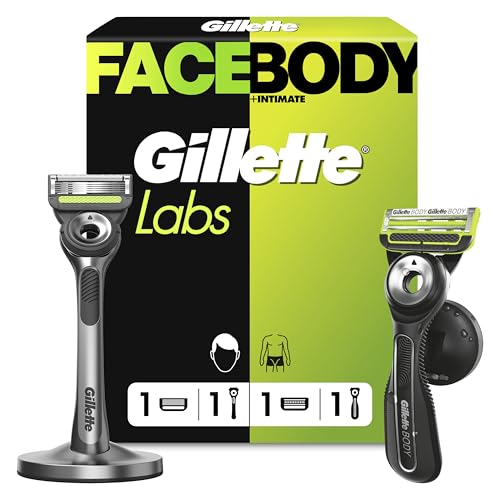 gillette-labs-rasierer-duo-pack-gesicht-k-rper-schwarz-gr-n image 8