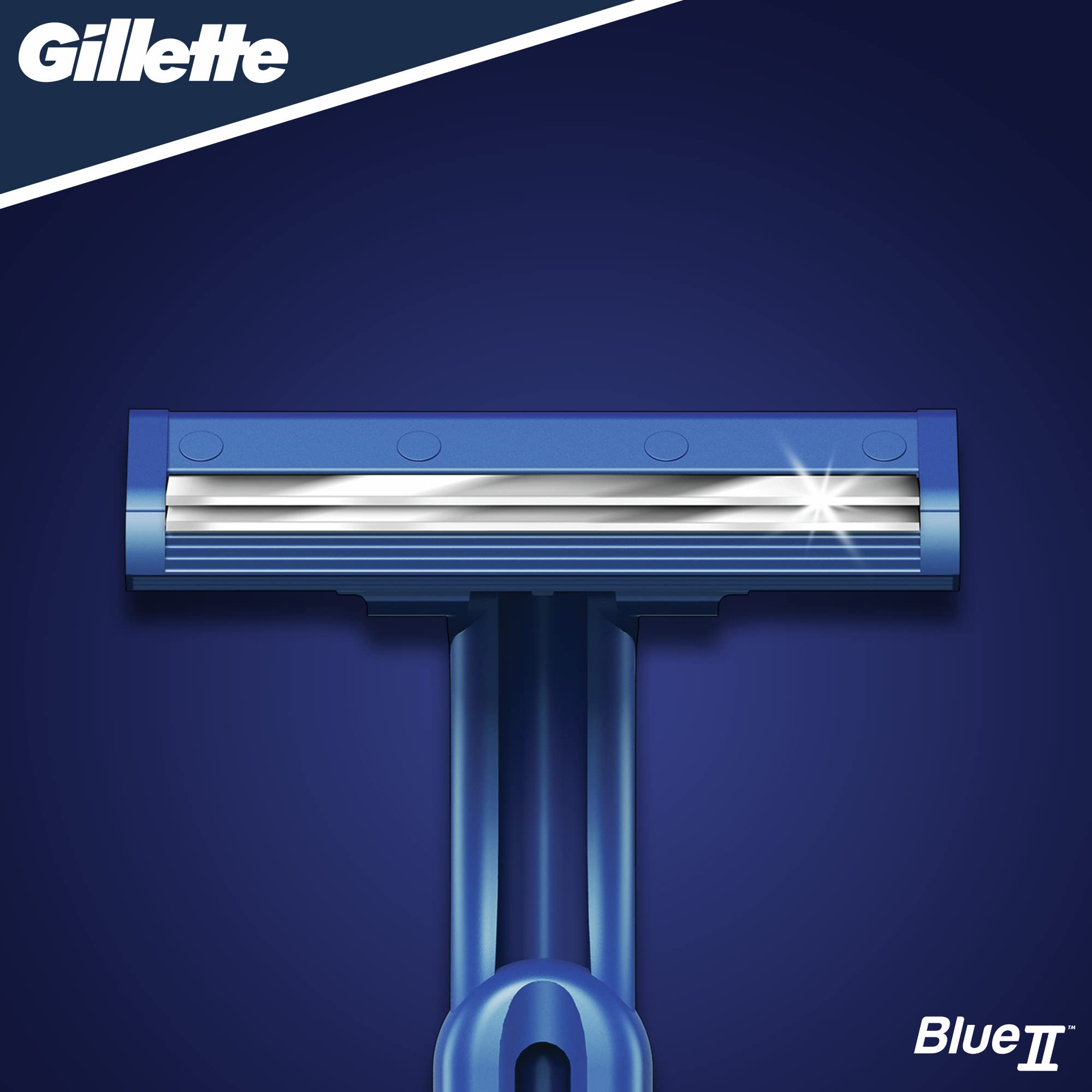 gillette-blue-ii-einwegrasierer-m-nner-20-st-ck-blau image 2