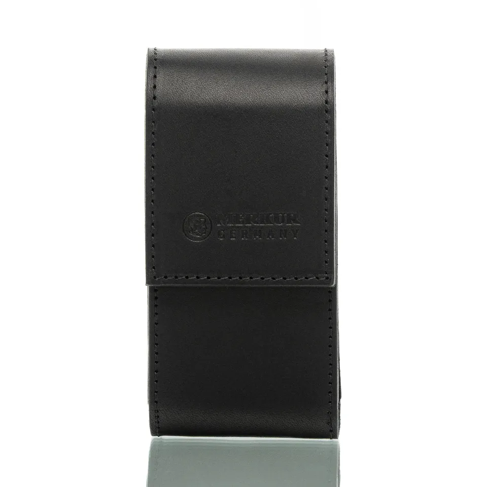 blackbeards-lederetui-5004-schwarz-leer-f-r-rasierhobel-10-klingen image 1