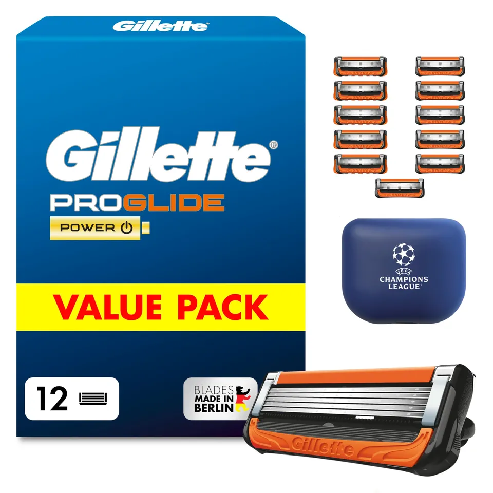 gillette-proglide-power-rasierklingen-12-ersatzklingen-schwarz image 1
