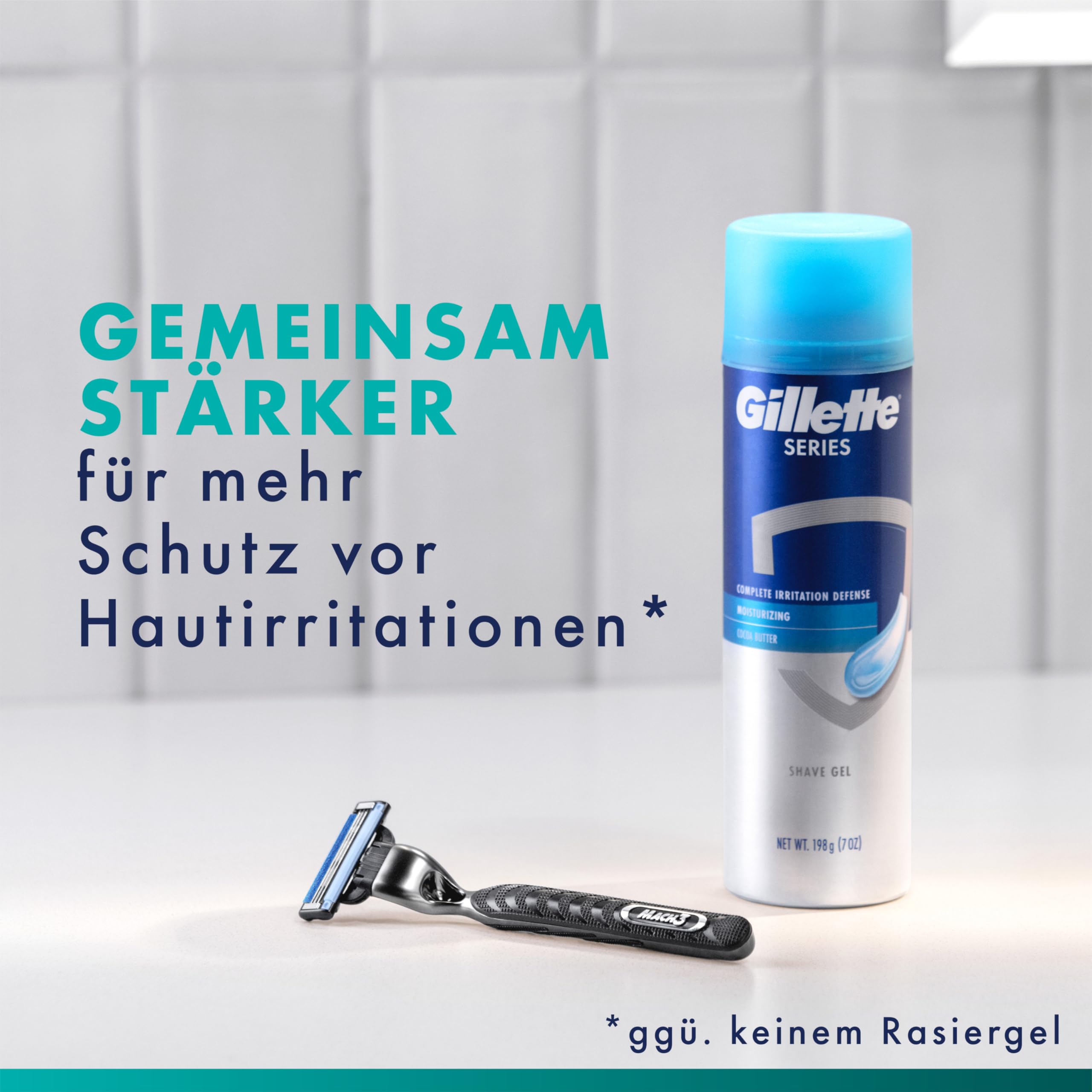 gillette-mach3-standard-rasierer-herren-metall-blau-grau image 5