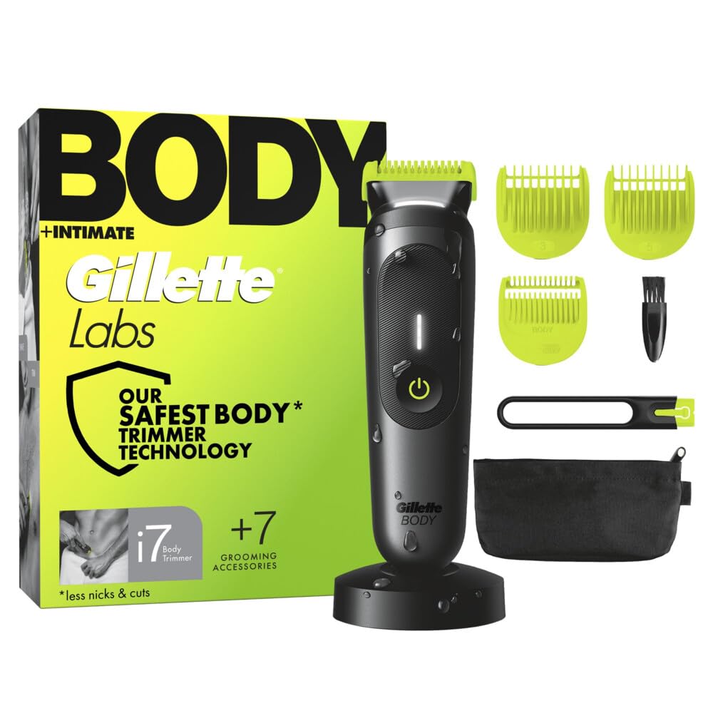 gillette-labs-i7-body-intimate-trimmer-herren-schwarz-gr-n image 8