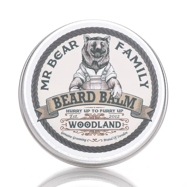 mr-bear-family-bartbalsam-woodland-60ml-made-in-sweden image 1