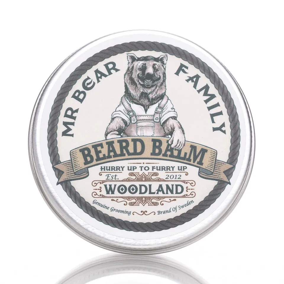 mr-bear-family-bartbalsam-woodland-60ml-made-in-sweden image 1