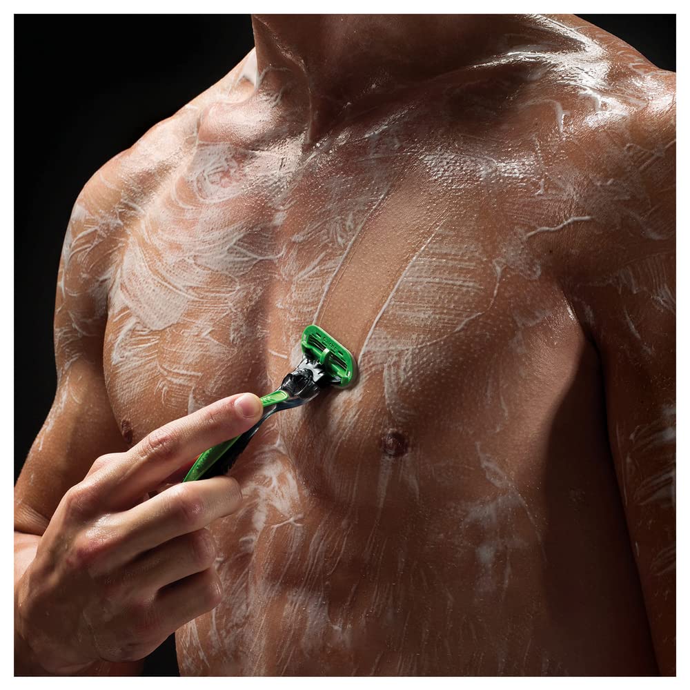 gillette-body-nassrasierer-herren-3-klingen-k-rperrasierer-gr-n image 5