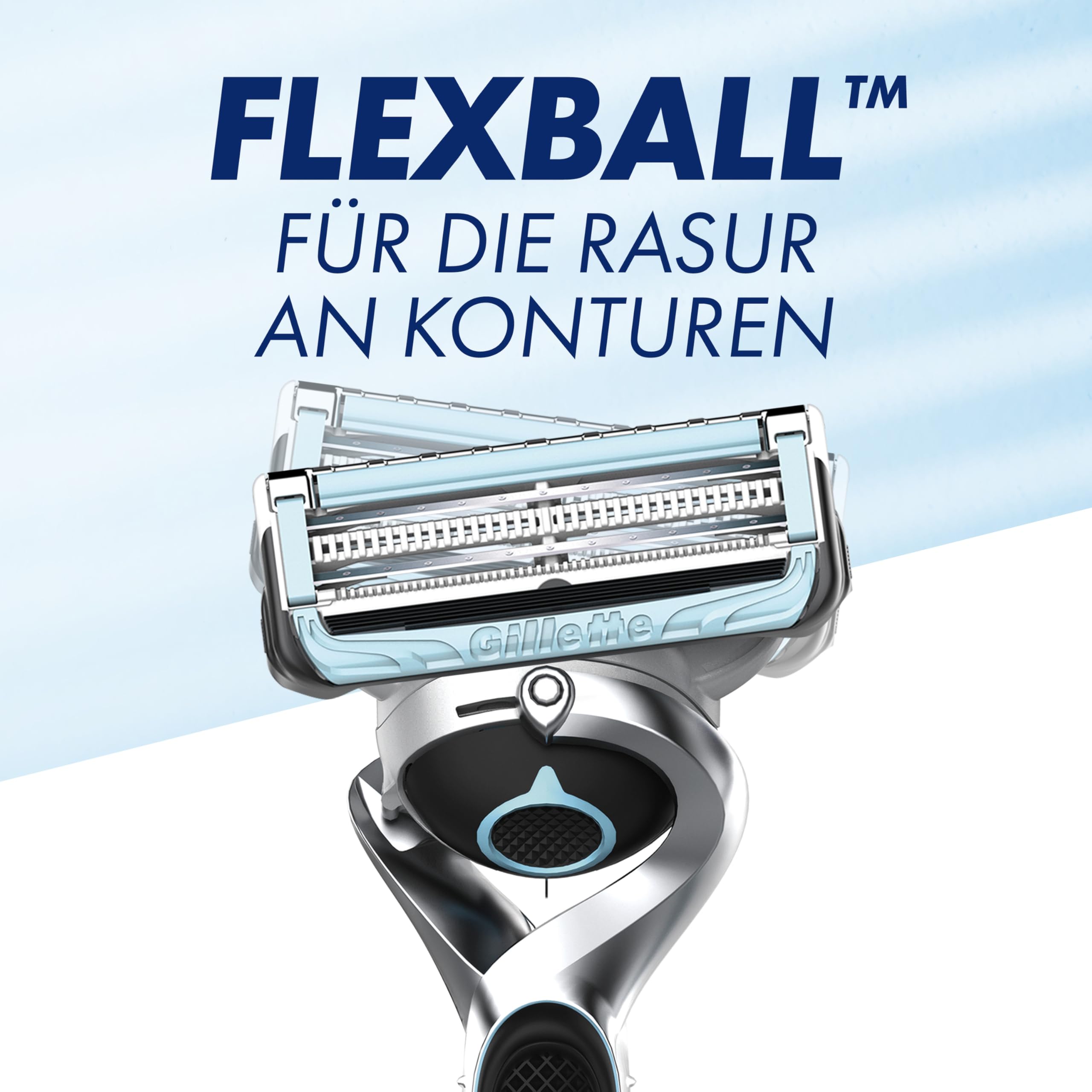 gillette-skinguard-sensitive-nassrasierer-herren-flexball image 4