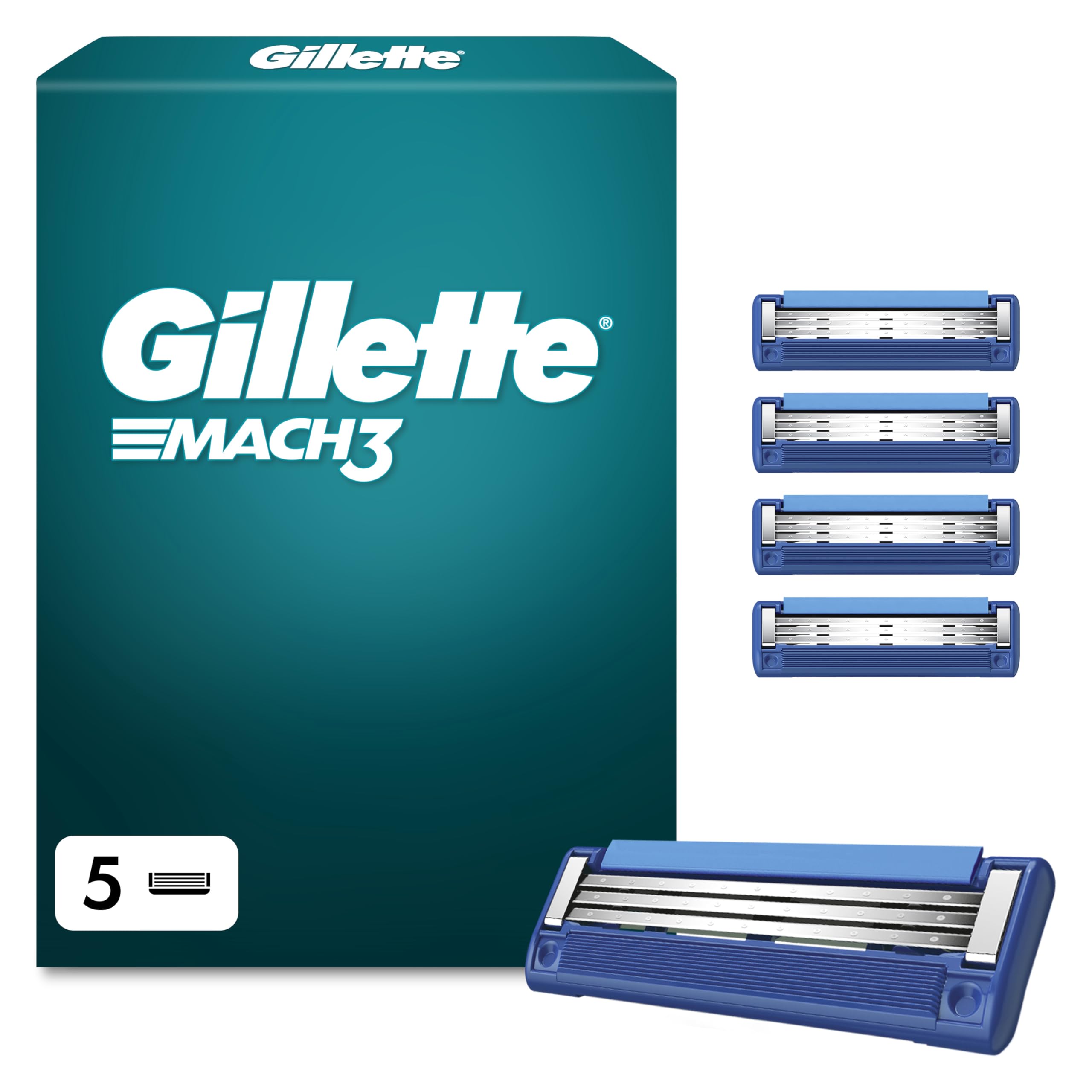 gillette-mach3-turbo-ersatzklingen-herren-5-st-ck-blau image 1