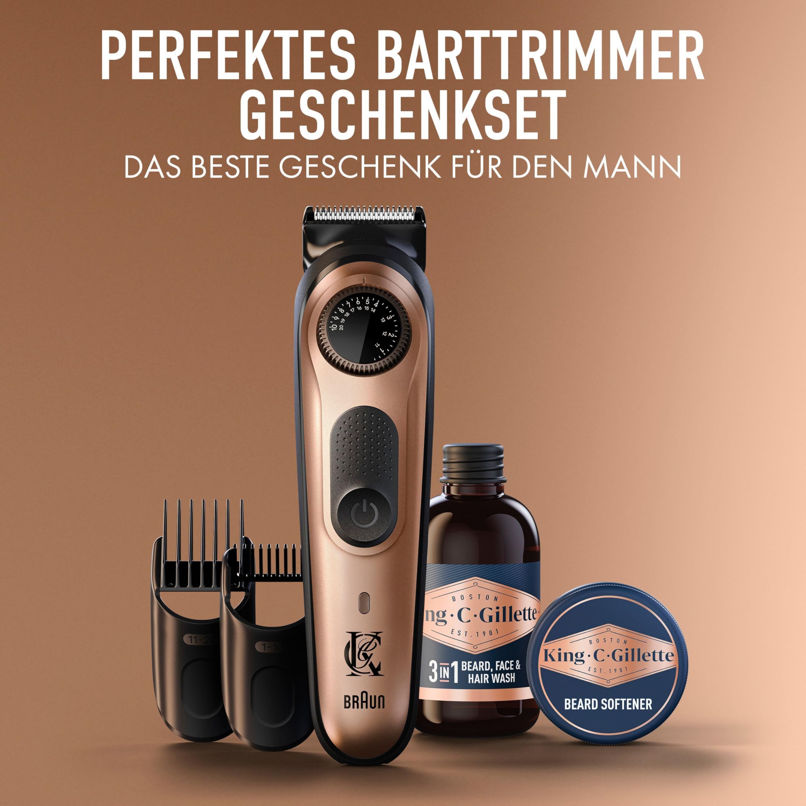 king-c-gillette-barttrimmer-pro-geschenkset-kupfer-mit-40-l-ngen image 6