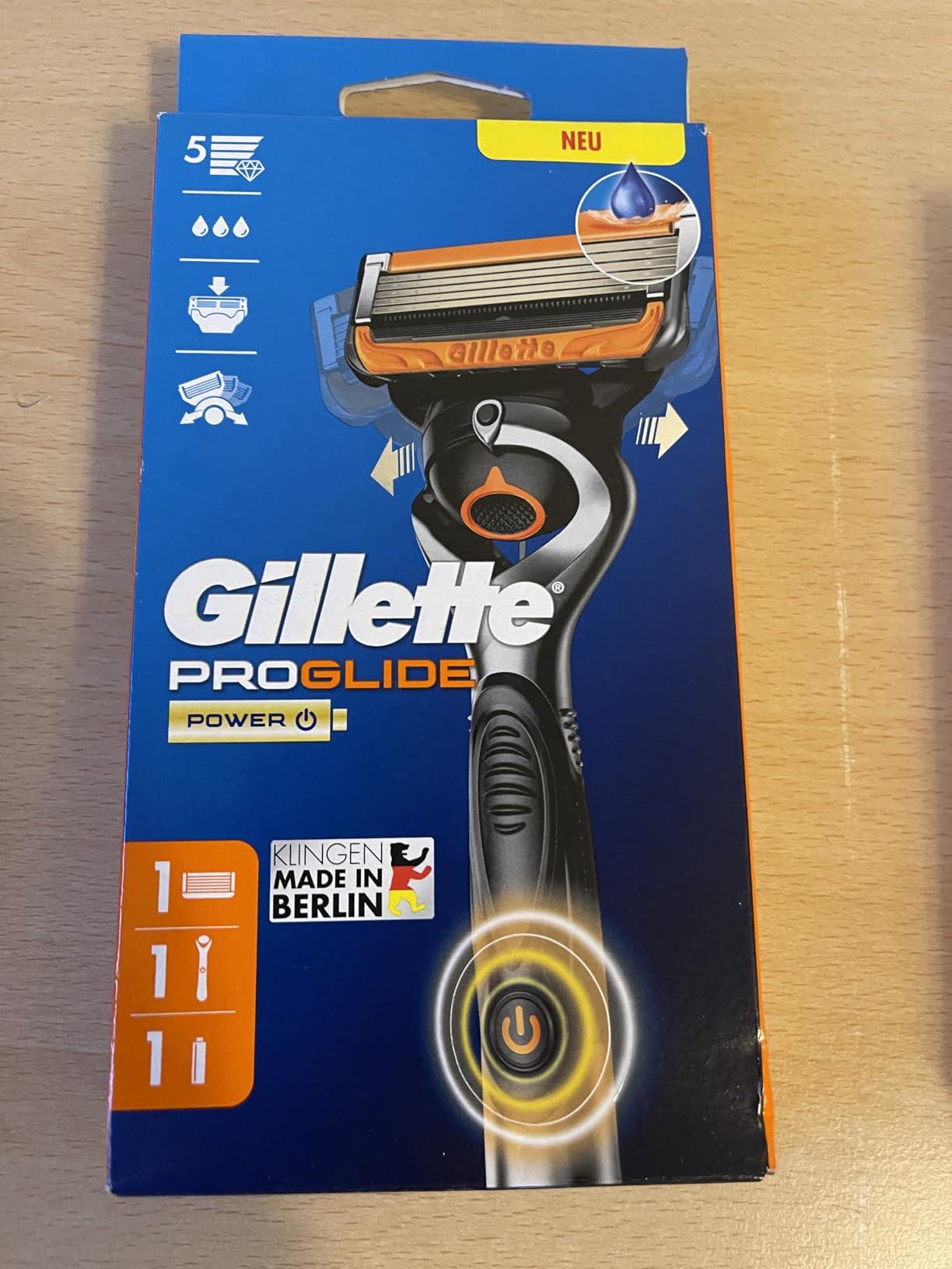 Top Rasierer, liegt super in der Hand