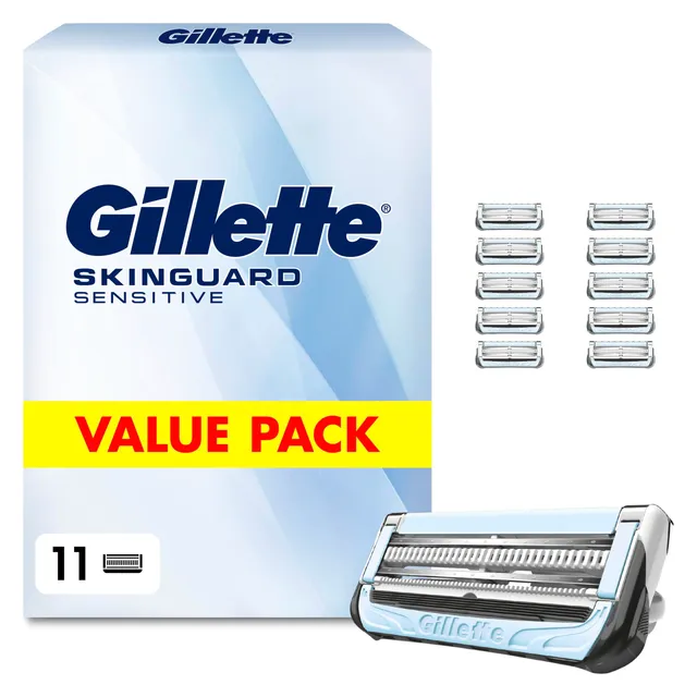 gillette-skinguard-sensitive-rasierklingen-11-st-ck-wei image 1